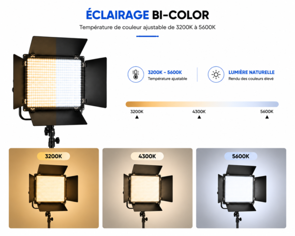 Lampe LED 660 PRO pour photo et vidéo