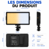 Lampe LED studio 3200K à 5600K