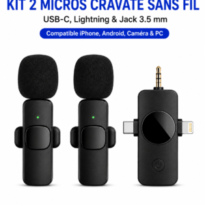 Microphone universel pour caméra et PC