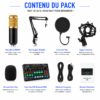 Microphone condensateur BM800 pour streaming