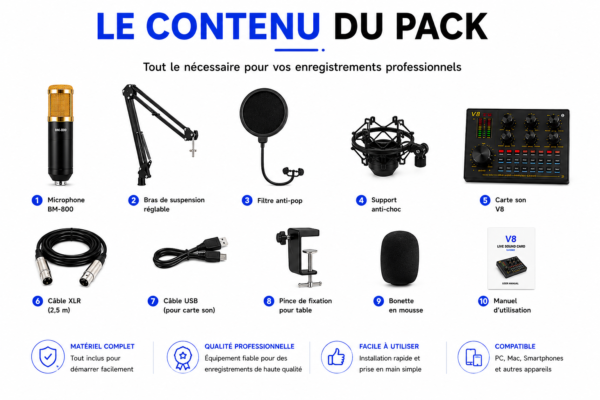 Carte son V80 multifonction