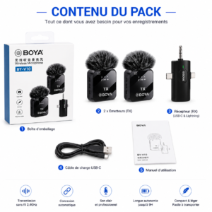 BOYA BY-V10 pour smartphone Android