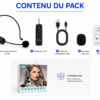 Microphone sans fil pour fitness