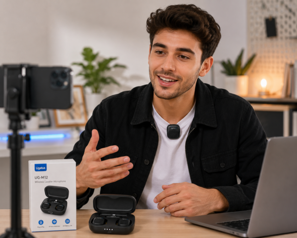 Microphone Ugetus UG-M12 pour TikTok et YouTube