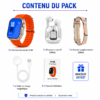 Smartwatch D100 avec appels Bluetooth