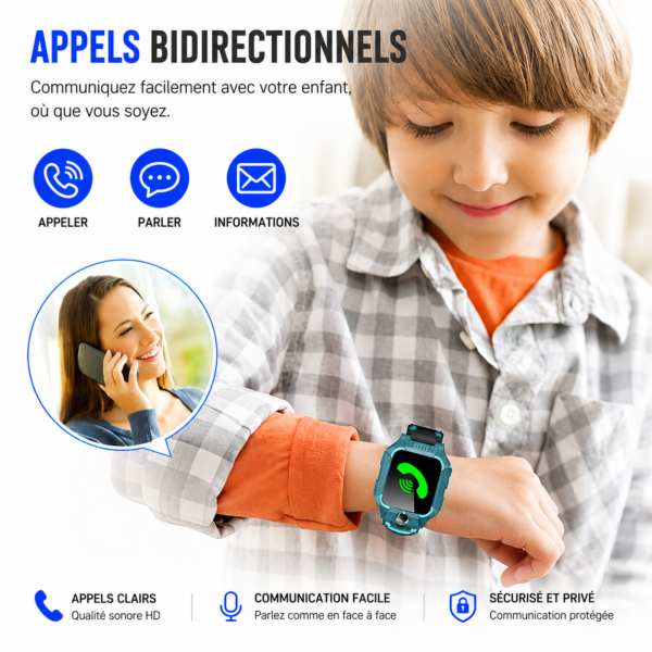 Smartwatch enfant avec localisation