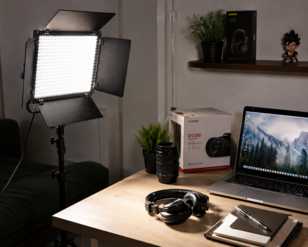 Éclairage professionnel pour streaming