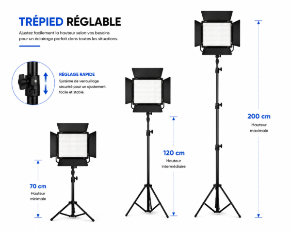 LED 660 PRO pour studio photo