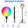 Éclairage RGB pour TikTok et YouTube