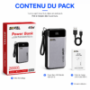 Power Bank charge rapide 45W