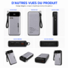 Batterie portable avec écran LED