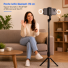 Selfie stick Bluetooth rotatif 360°