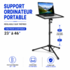 Support PC portable avec trépied