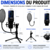 Support antichoc pour microphone
