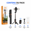 Trépied smartphone avec télécommande