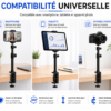 Support webcam réglable