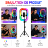 Éclairage RGB portable pour smartphone et création de contenu