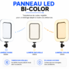 Lampe d'appoint LED E-30 pour vidéos et photos