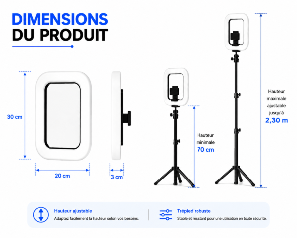 Lampe CCT pour smartphone