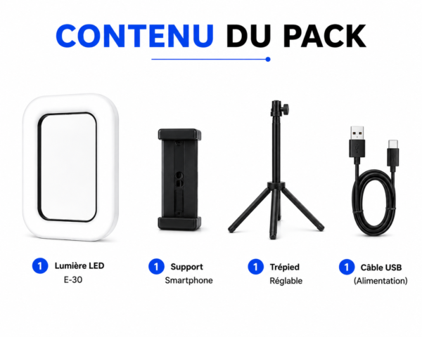 Lampe LED pour appareil photo