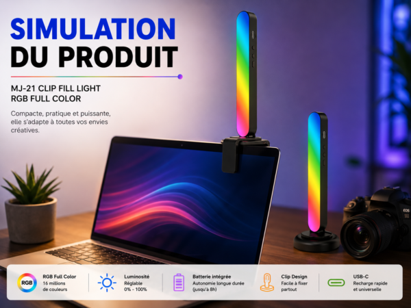 Lampe RGB pour smartphone
