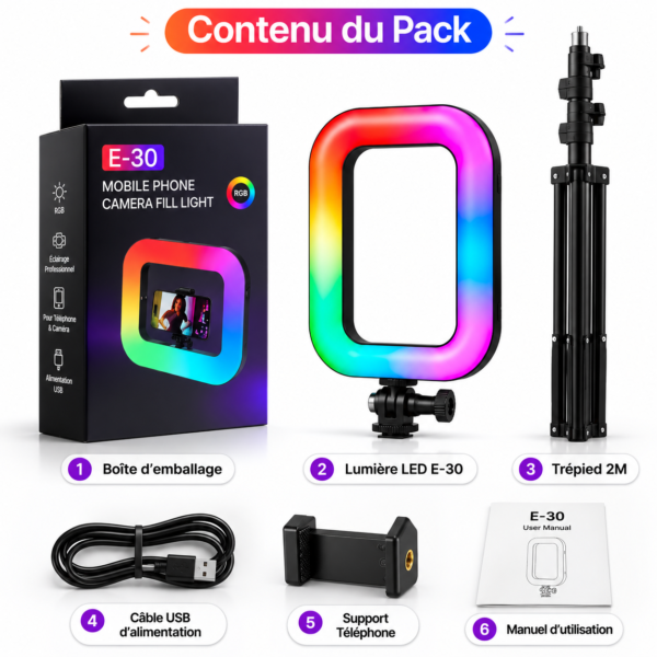 RGB E-30 pour smartphone