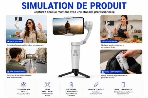 Stabilisateur pour Créateur de Contenu