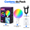 Lampe LED RGB MJ-01 – Utilisation sur Smartphone
