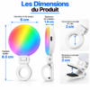 Lampe LED RGB MJ-01 – Mode RGB Multicolore