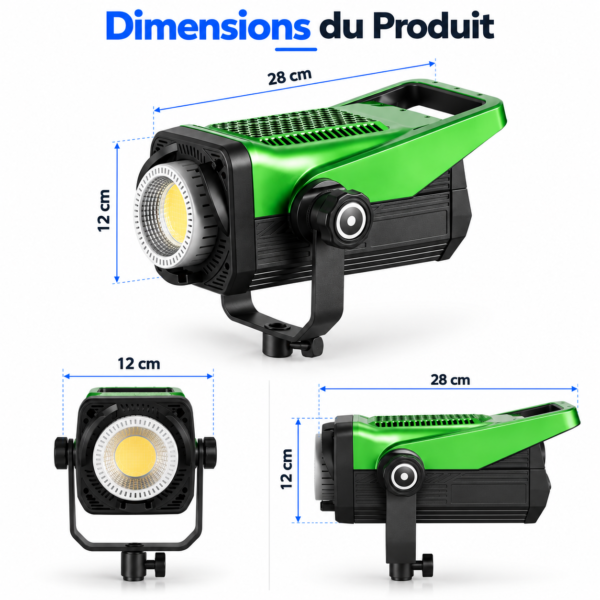 Éclairage de studio professionnel BK-400W