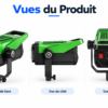 Projecteur vidéo BK-400W pour créateurs de contenu